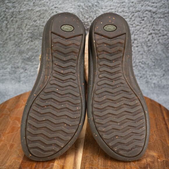 UGG Elijo Leather Sheepskin Boots Shearling Sherpa Mid Calf Warm Size 6 EUC - Picture 8 of 8